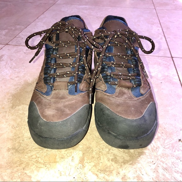 White Mountain Hiking Boots Brown Leather Upper Women's Size 7M Rocky EUC - Picture 2 of 9